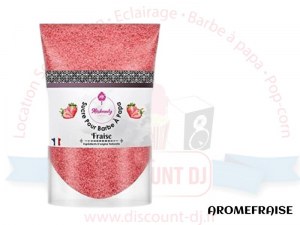 Arôme fraise pour machine barbe a papa